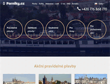 Tablet Screenshot of parniky.cz
